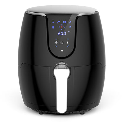 Friggitrice ad aria da 3,5L, 1500W, friggitrice ad aria con 12 programmi, 80°C-200°C, rivestimento antiaderente, timer