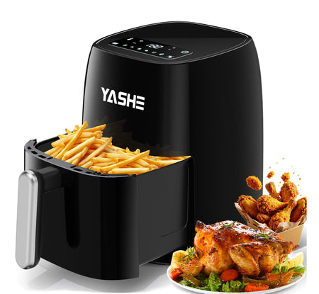 Friteuse ad aria da 4,2 litri con display touch LED in vetro temperato