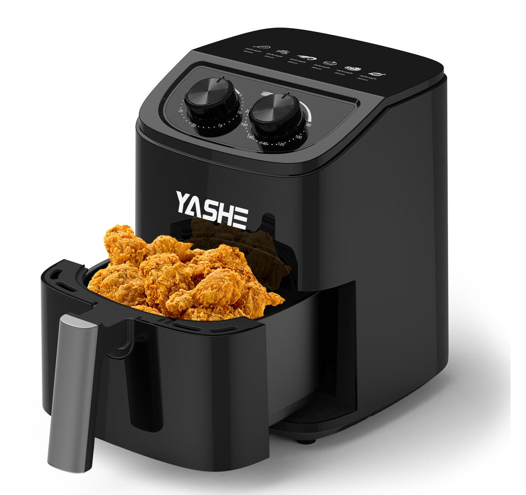 Air Fryer Compact, Friteuse sans huile 2.3 L, Jusqu’à 2 personnes, Inox 304