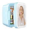 Petit Frigo de 4L Portable, Frigo Skincare avec Miroir LED