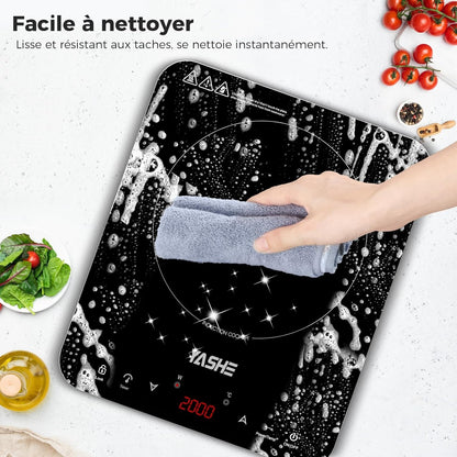 Plaque de cuisson – Table de cuisson à induction portable, 10 réglages de puissance et