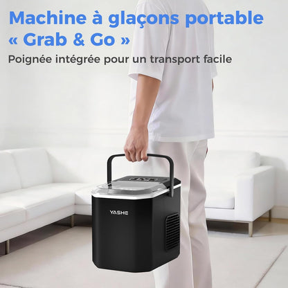 Machine à glaçons pour plan de travail, glaçons sphériques en 2 tailles