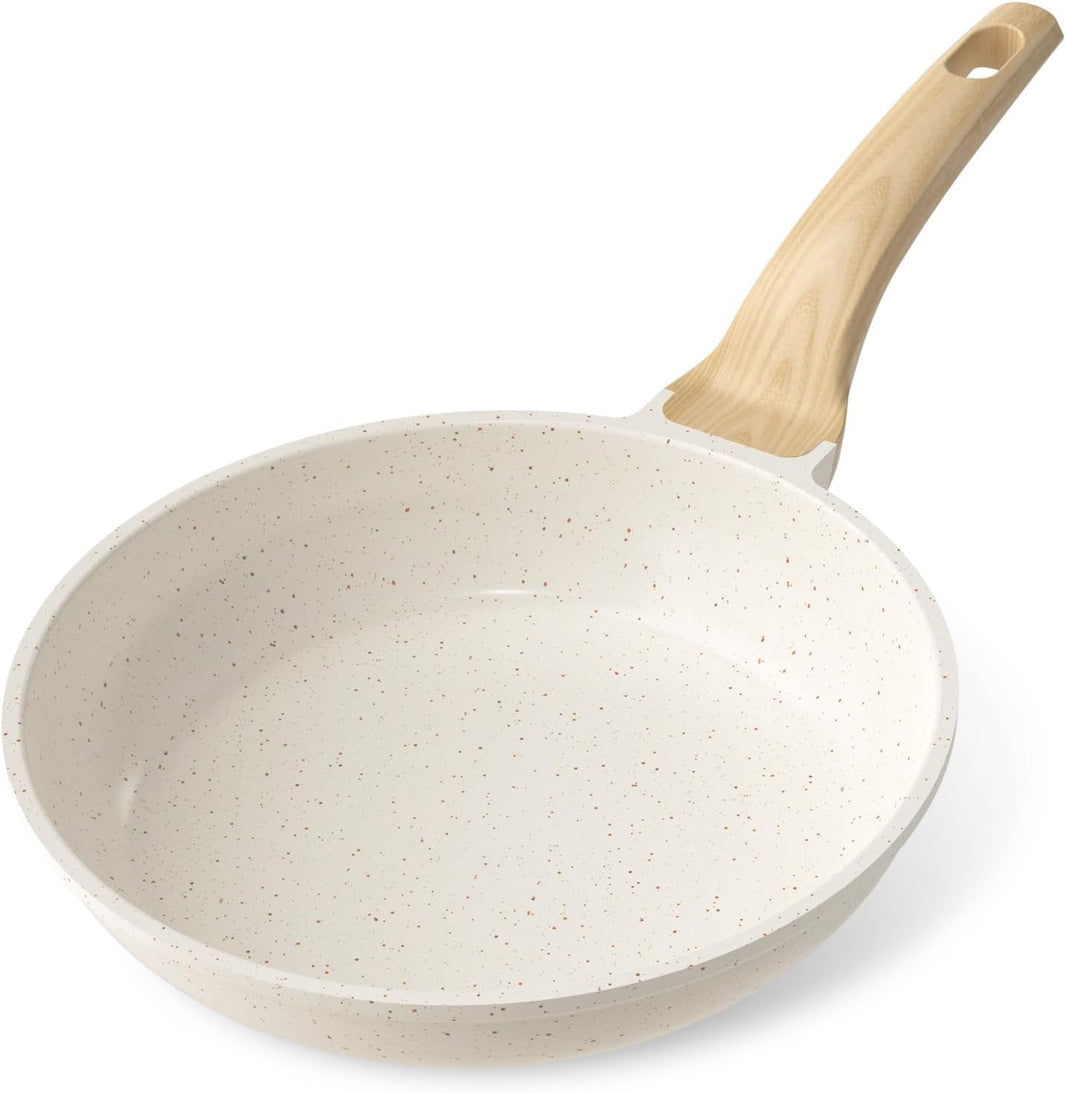 Ensemble de poêles antiadhésives, 3 pièces – Poêles en granit de 20/24/28 cm,sans PFOA