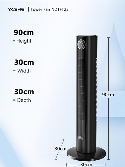 Ventilateur Colonne 90 cm avec Télécommande