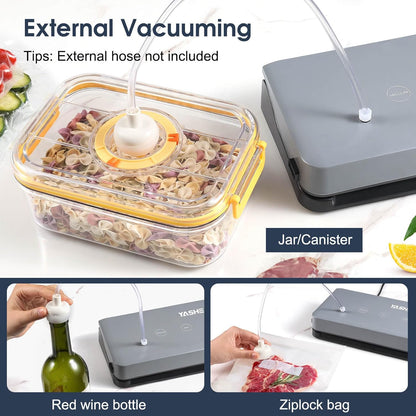 Machine Sous Vide Alimentaire avec Mode Sec et Humide, 5 en 1