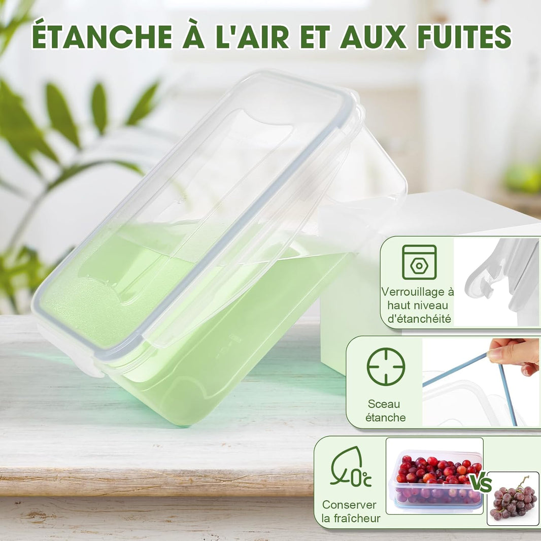 Boîte Alimentaire Set, 16 Pièces(8 récipient, 8 couvercle)
