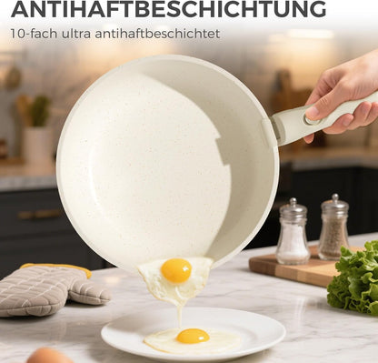 Batterie de cuisine 15 pièces, sans PFOA