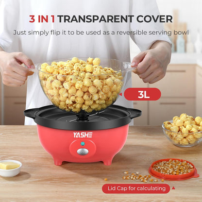 Machine à Pop Corn, 650W Machine à pop-corn Électrique