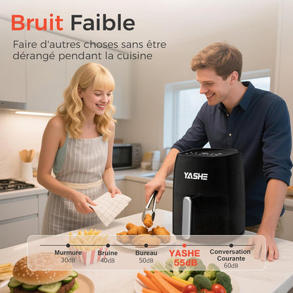 Friteuse ad aria da 4,2 litri con display touch LED in vetro temperato