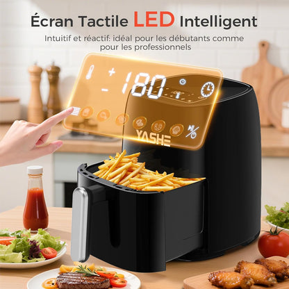 Friteuse ad aria da 4,2 litri con display touch LED in vetro temperato