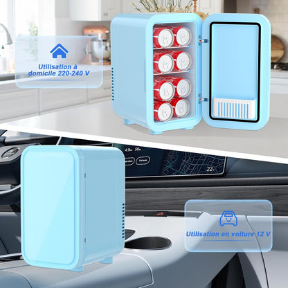 Mini frigo, 6 litri/8 lattine 220-240 V AC/DC