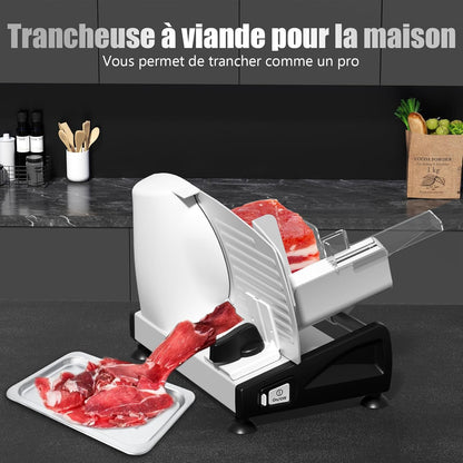 Affettatrice Elettrica Con Motore DC Silenzioso, Affettatrice Per Prosciutto 200W