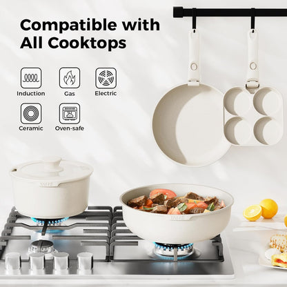 Batterie de cuisine 20 pièces, sans PFOA