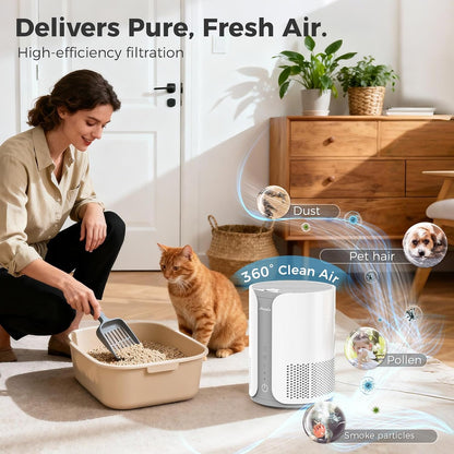 Purificateur d'air  avec filtre HEPA H13 et diffuseur d'aromathérapie