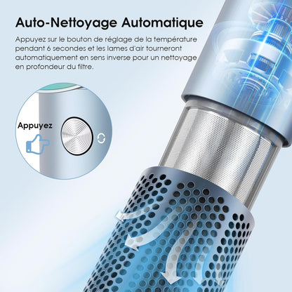 Sèche-Cheveux Ionique, Moteur Brushless Haute Vitesse de 110 000 tr/min