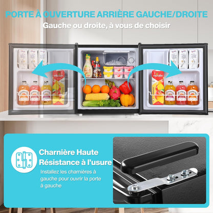 Mini Réfrigérateur 52L, Mini Congélateur, Petit Frigo