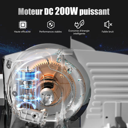Affettatrice Elettrica Con Motore DC Silenzioso, Affettatrice Per Prosciutto 200W