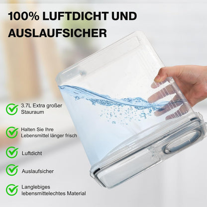 Boîte de Rangement Cuisine Lot de 2, 3.7L Sans BPA