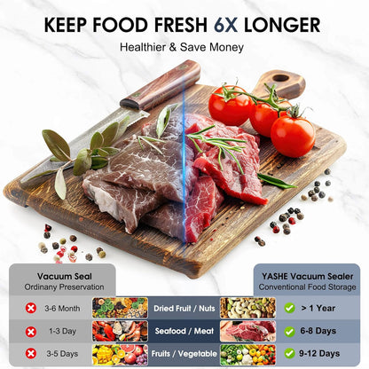 Machine Sous Vide Alimentaire avec Mode Sec et Humide, 5 en 1