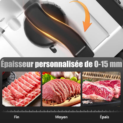 Affettatrice Elettrica Con Motore DC Silenzioso, Affettatrice Per Prosciutto 200W