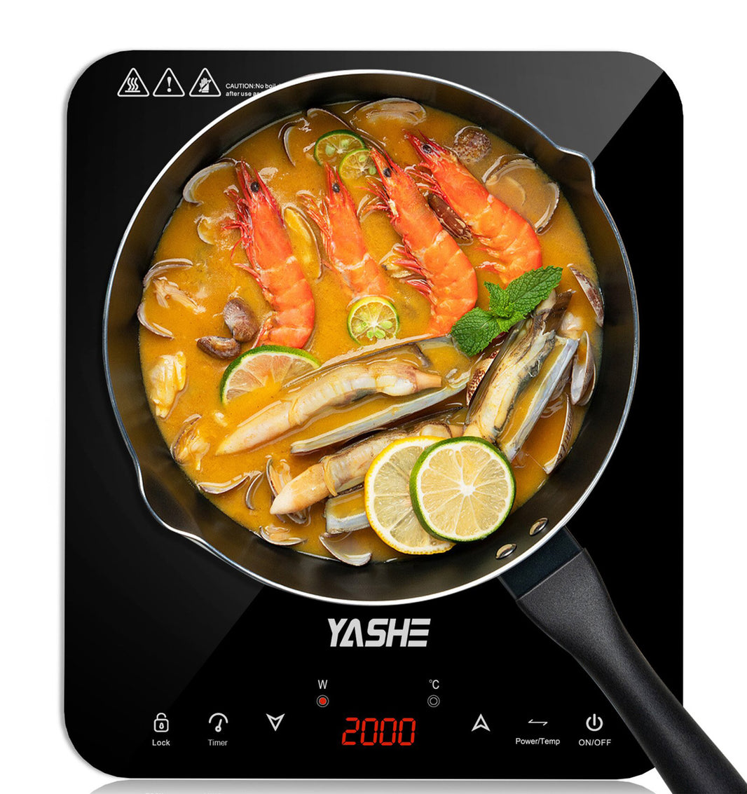 Plaque de cuisson – Table de cuisson à induction portable, 10 réglages de puissance et