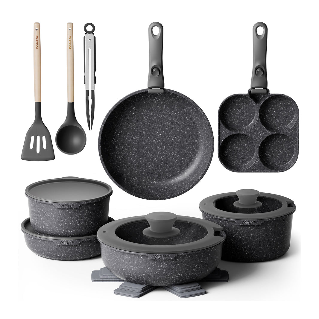 Batteria da cucina 20 pezzi, senza PFOA