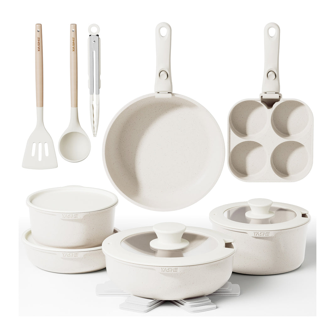 Batterie de cuisine 20 pièces, sans PFOA
