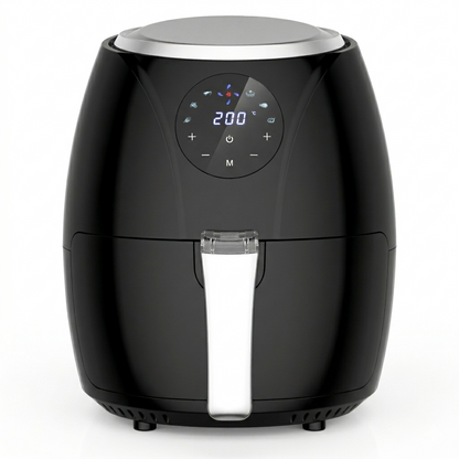 Friggitrice ad aria 3,5 L, 1500 W, Friggitrice ad aria con 6 programmi, 80°C-200°C, Rivestimento antiaderente, Timer