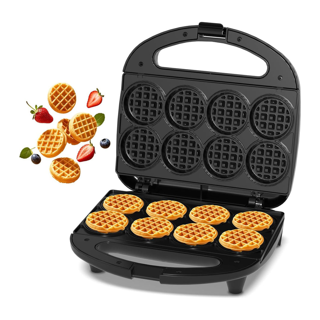 Multi Mini gaufre, plaque à gaufre, cuisson 8 x 5 cm