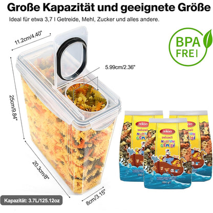 Boîte de Rangement Cuisine Lot de 2, 3.7L Sans BPA