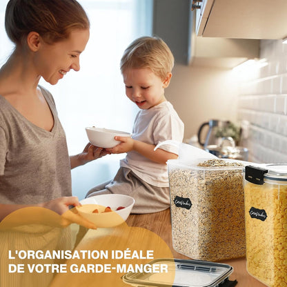 Contenitore per alimenti da 5,3L, set da 4