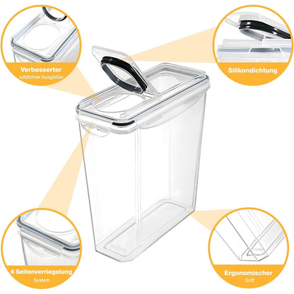 Boîte de Rangement Cuisine Lot de 2, 3.7L Sans BPA