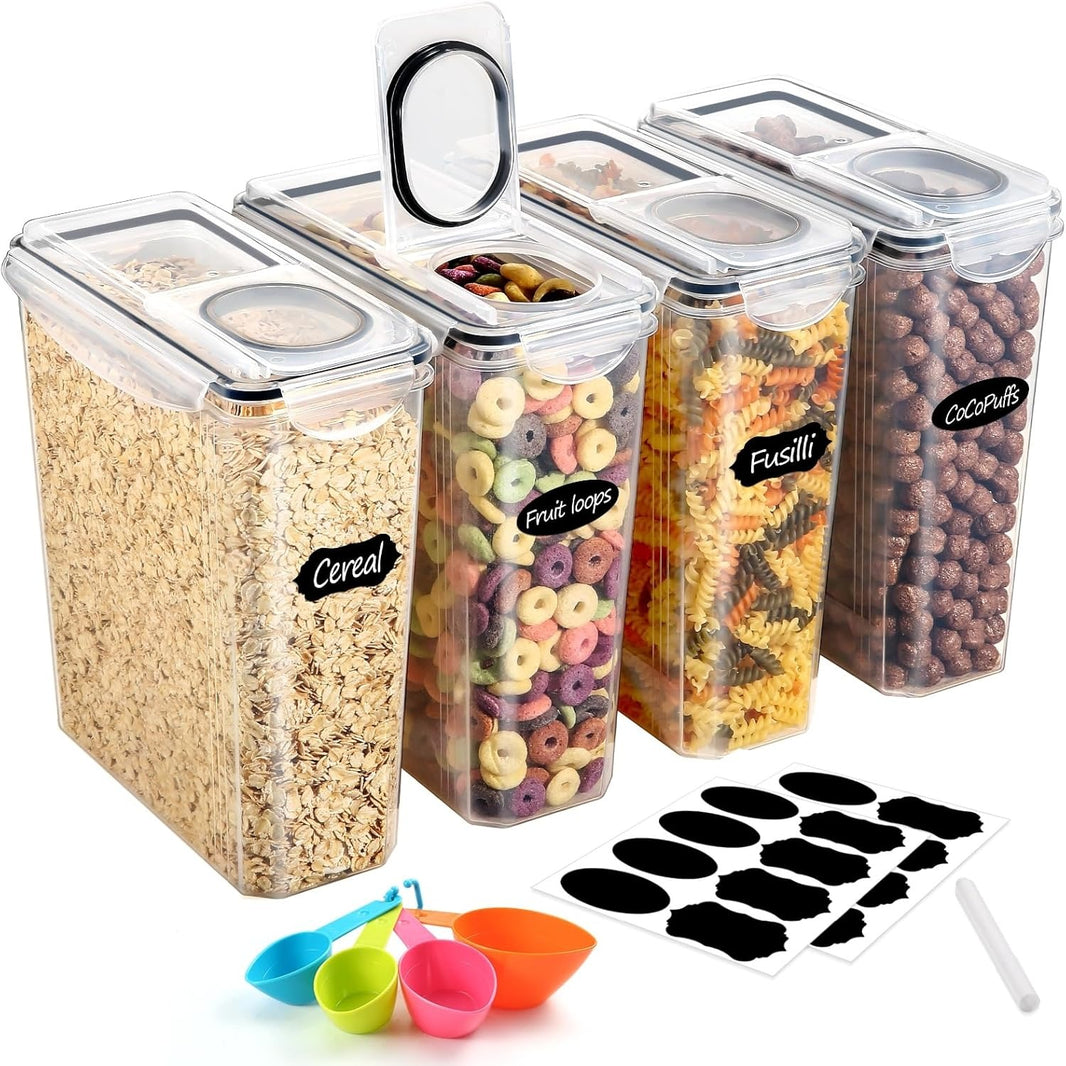 Boîte de Rangement Cuisine Lot de 4, 3.9L Sans BPA